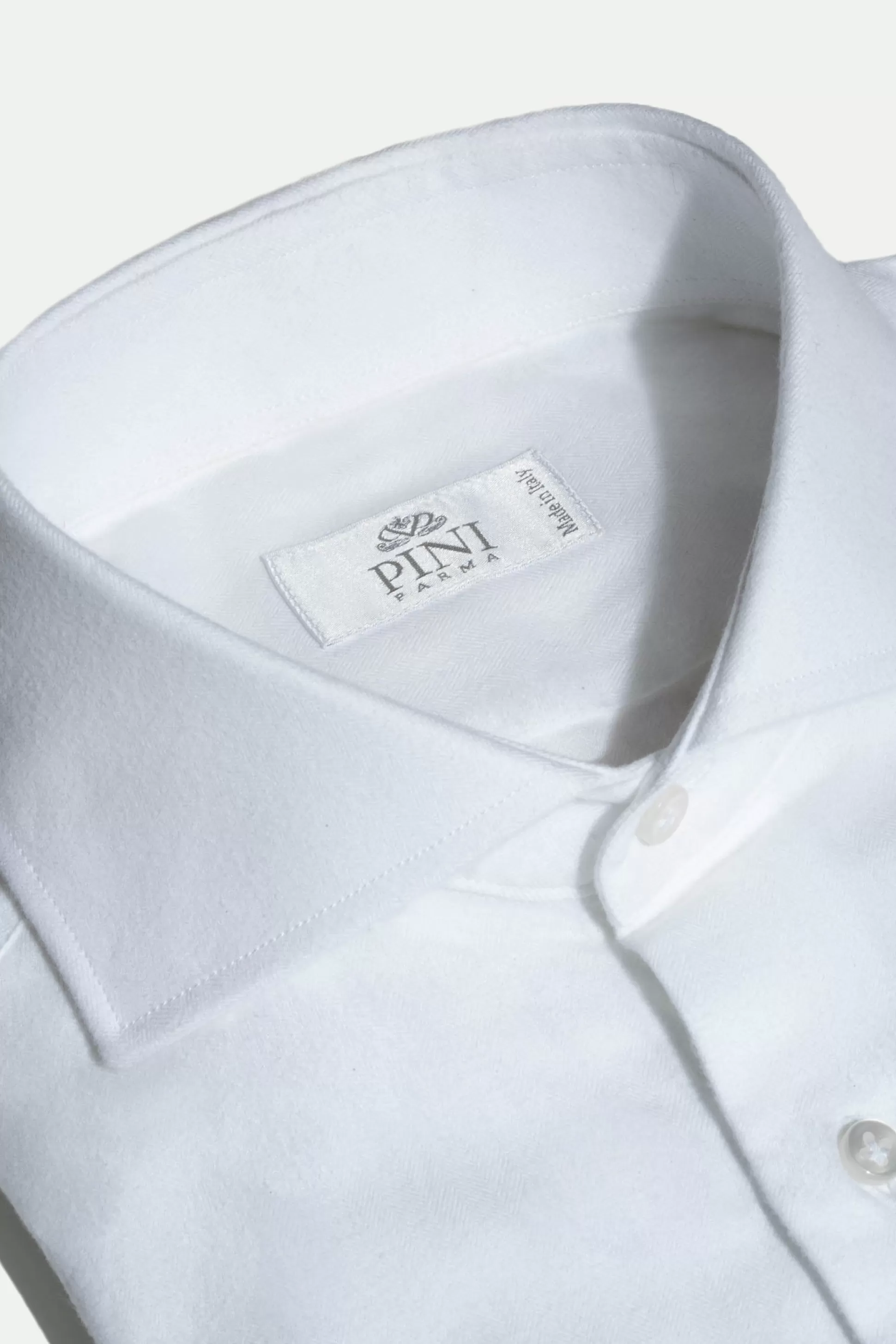 White Soft Touch Shirt - Made In Italy | Pini Parma Sale